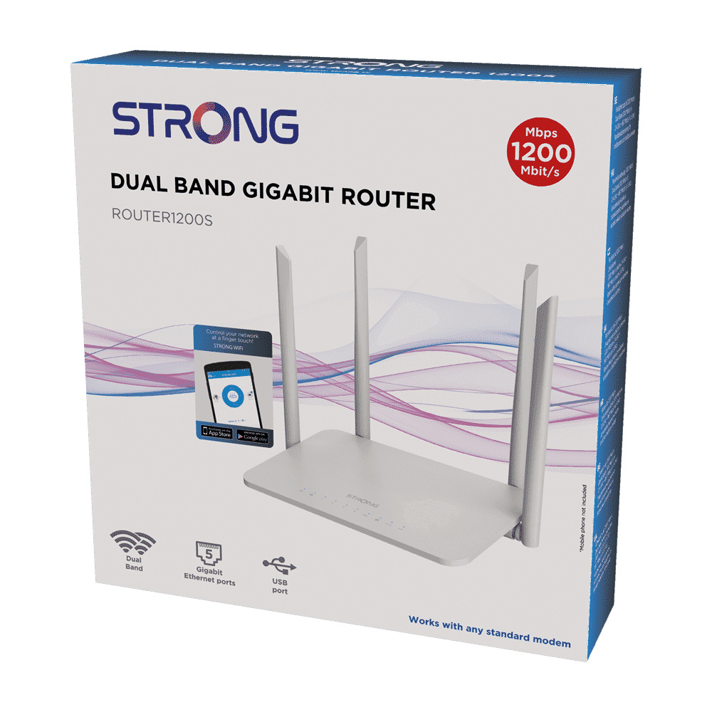 Strong Dual Band Gigabit Router 1200S