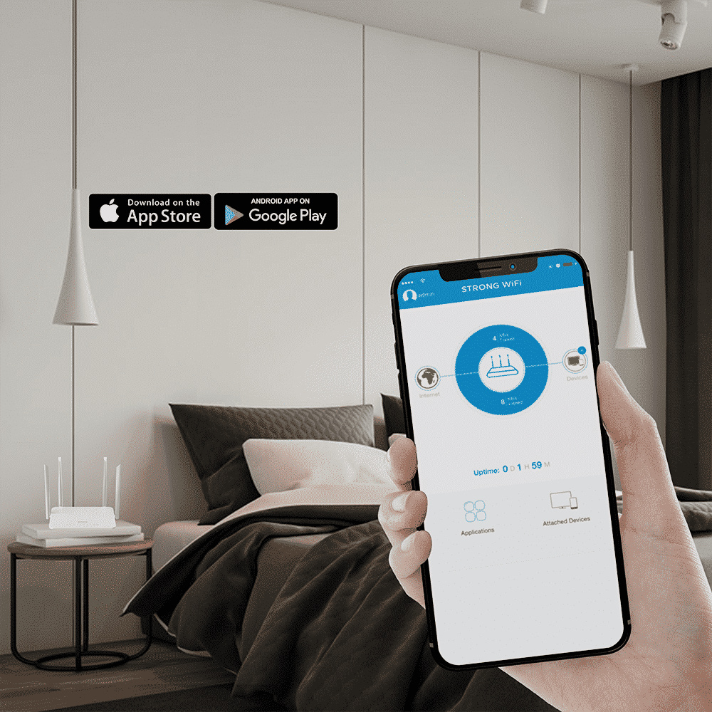 Strong Dual Band Gigabit Router 1200S