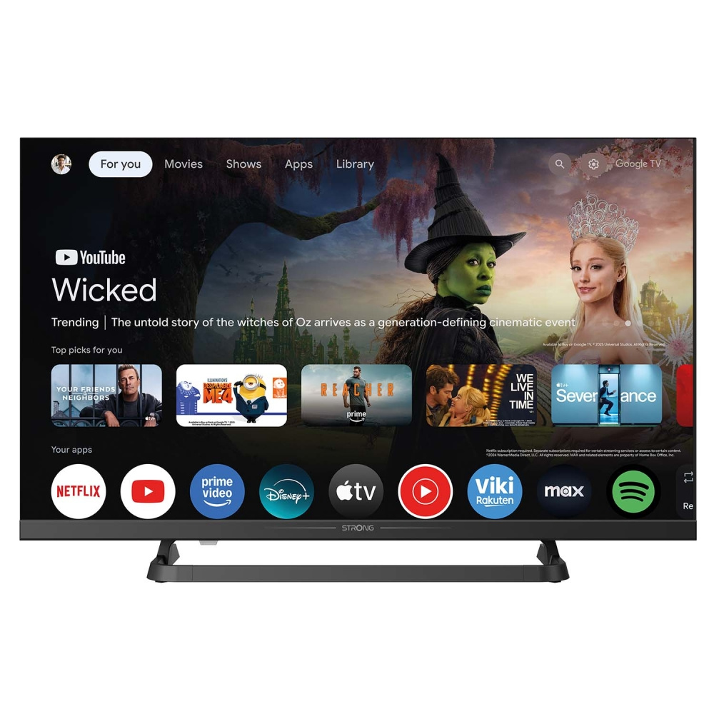 Strong SRT24HI4723C, 24-tums HD LED-TV med Google TV