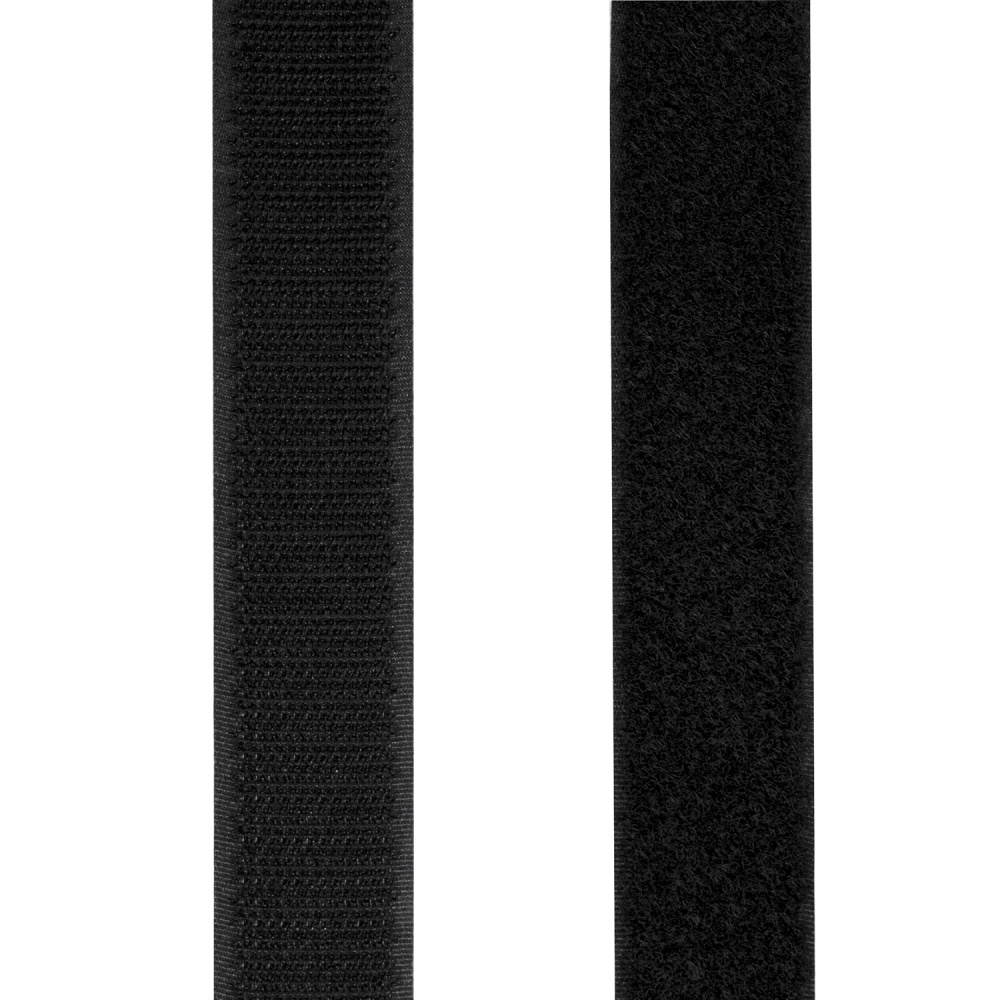 LogiLink Självhäftande kardborreband 25 mm x 5 m, svart