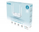 D-Link R15 AX1500, smart router Grafisk förpackning för D-Link R15 AX1500 smart router med specifikationer och funktioner.