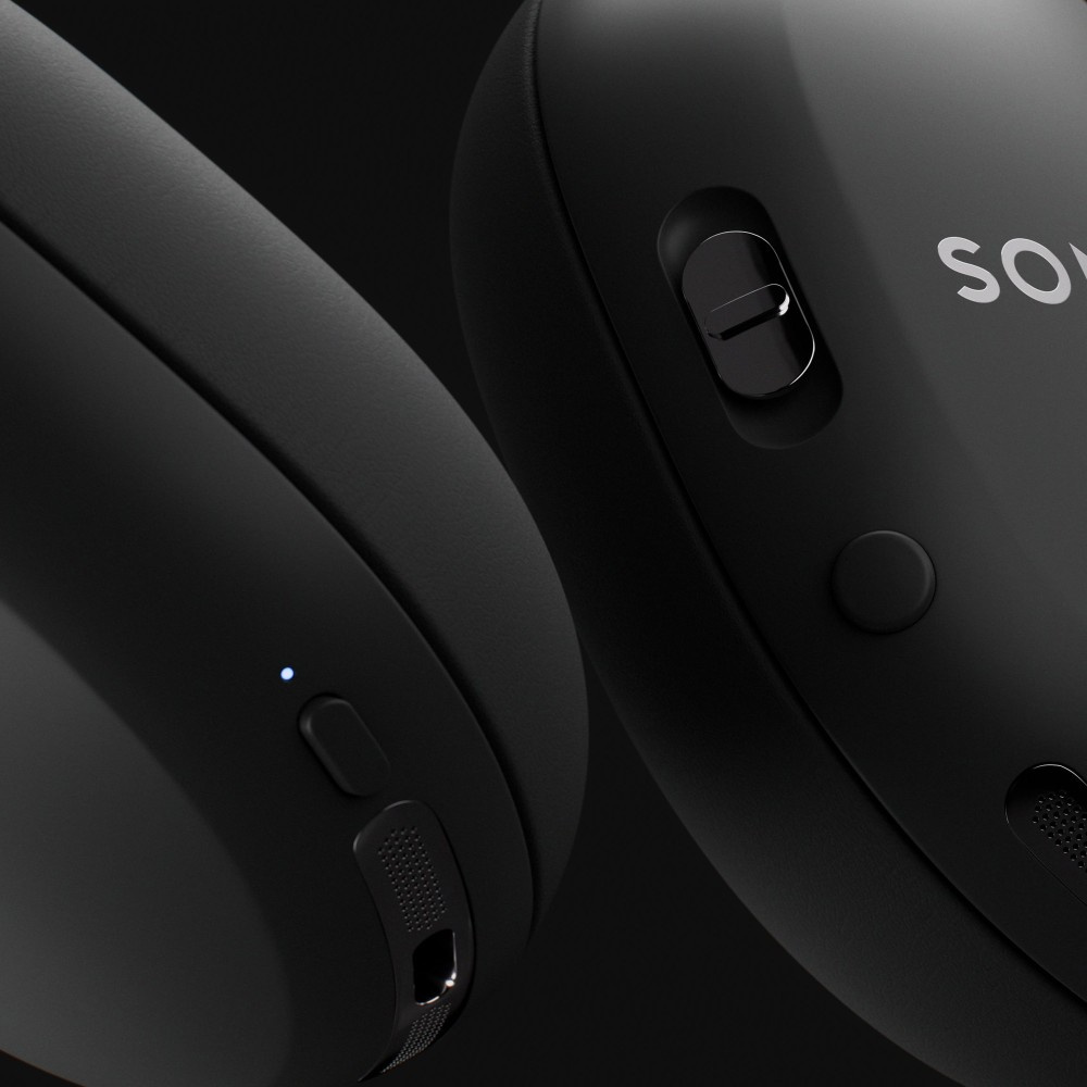 Sonos Ace Ultra trådlösa brusreducerande hörlurar, svart