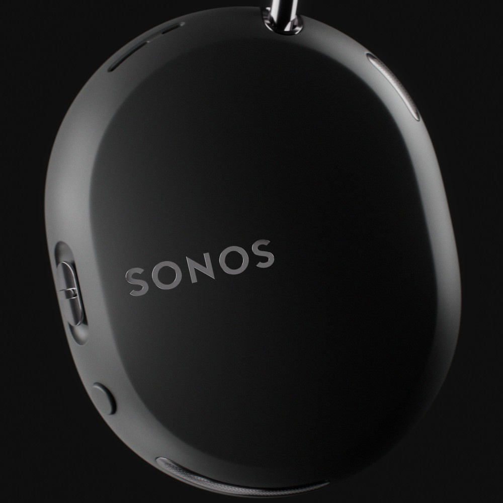 Sonos Ace Ultra trådlösa brusreducerande hörlurar, svart