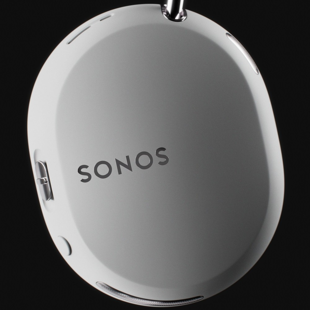 Sonos Ace Ultra trådlösa brusreducerande hörlurar, vit