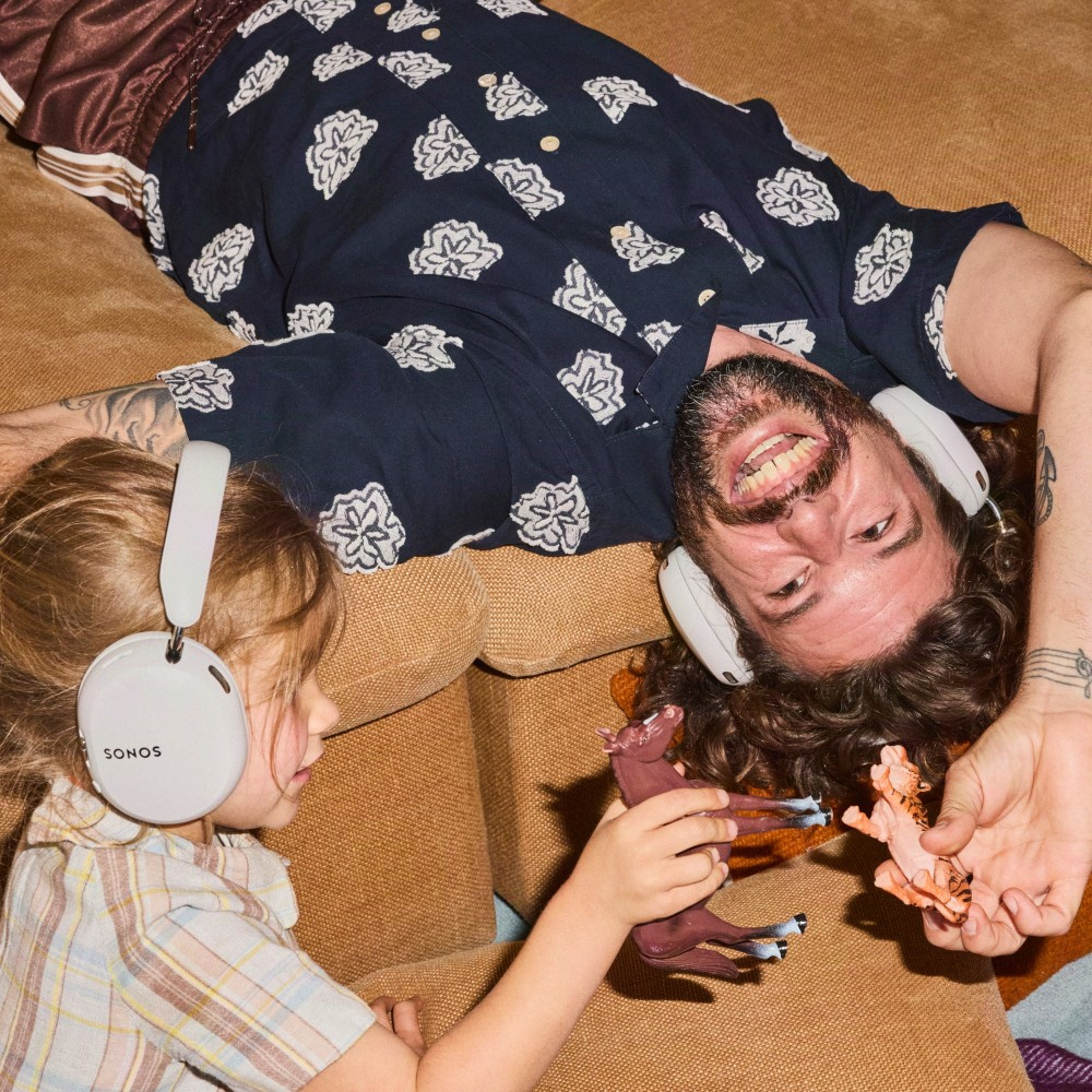Sonos Ace Ultra trådlösa brusreducerande hörlurar, vit