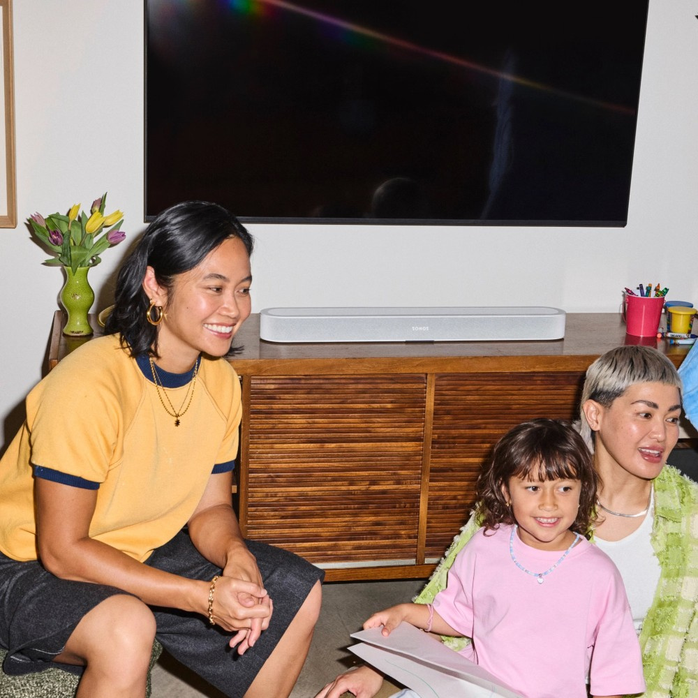 Sonos Beam Ultra soundbar med Dolby Atmos, vit