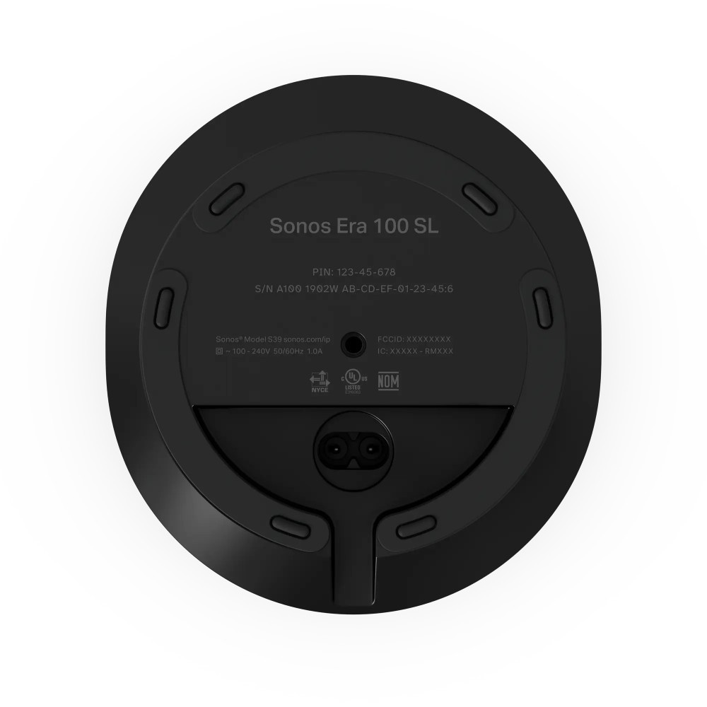Sonos Era 100 SL Wi-Fi-högtalare, svart