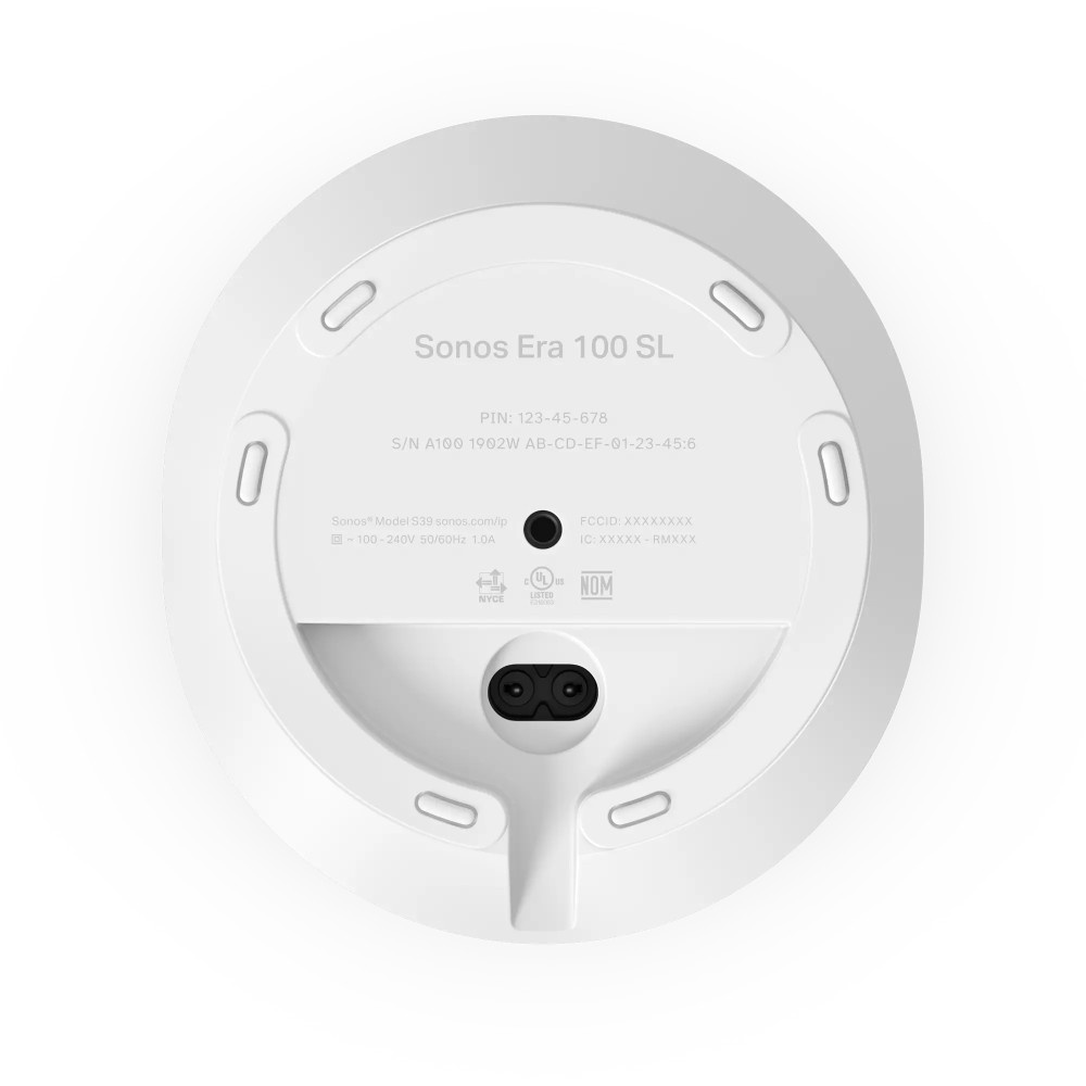 Sonos Era 100 SL Wi-Fi-högtalare, vit