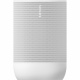 Sonos Move 2 bärbar högtalare med Bluetooth och Wi-Fi, vit Bärbar vit högtalare med Bluetooth och Wi-Fi, streamlined design.