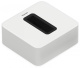 Sonos Sub (gen 3) kraftfull trådlös subwoofer med Trueplay, vit Trådlös subwoofer med minimalistisk design, vit färg och rektangulärt uttag.