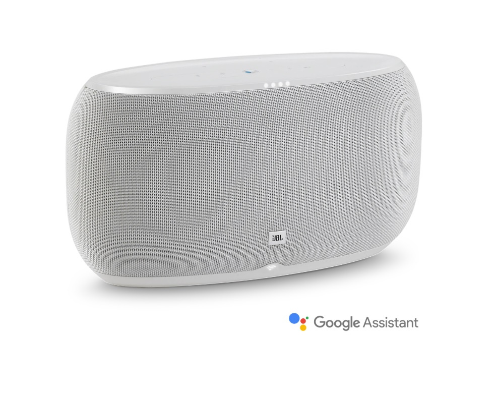 JBL LINK 500 Röstaktiverad Wifi & Bluetooth-högtalare Vit