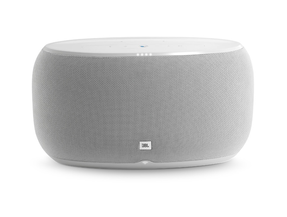JBL LINK 500 Röstaktiverad Wifi & Bluetooth-högtalare Vit