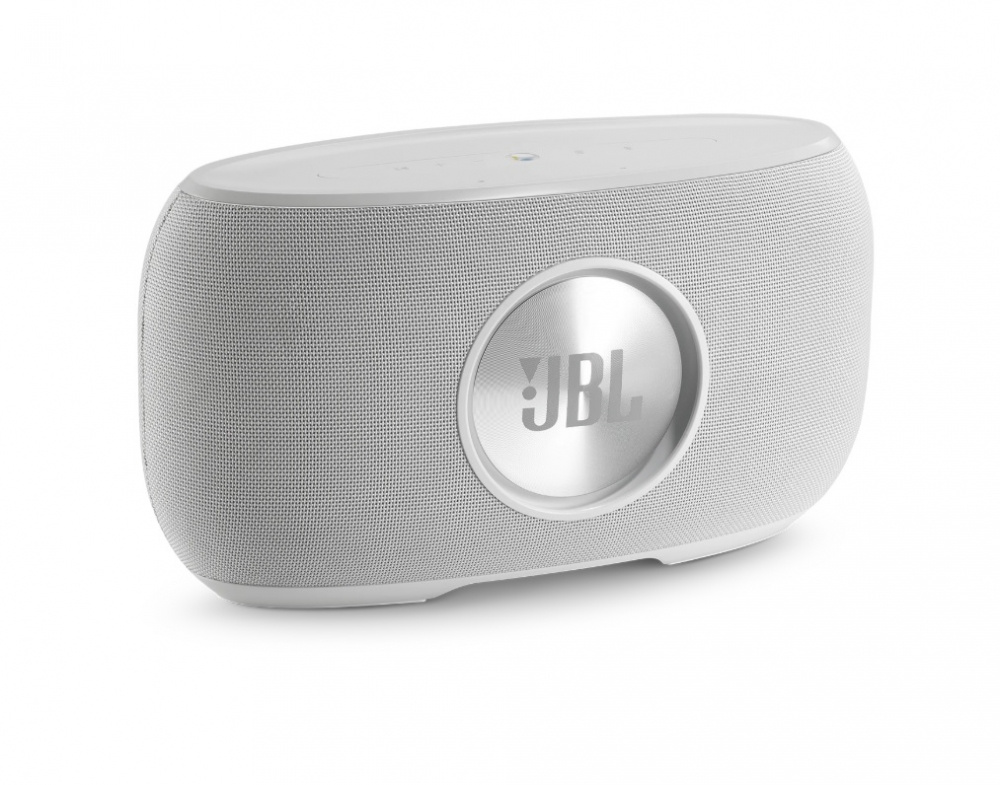 JBL LINK 500 Röstaktiverad Wifi & Bluetooth-högtalare Vit
