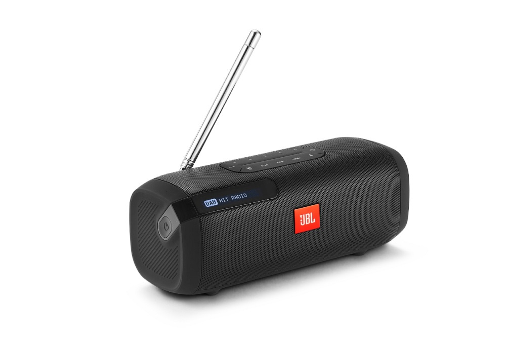 JBL TUNER, portabel högtalare med BT & DAB/FM-radio, svart