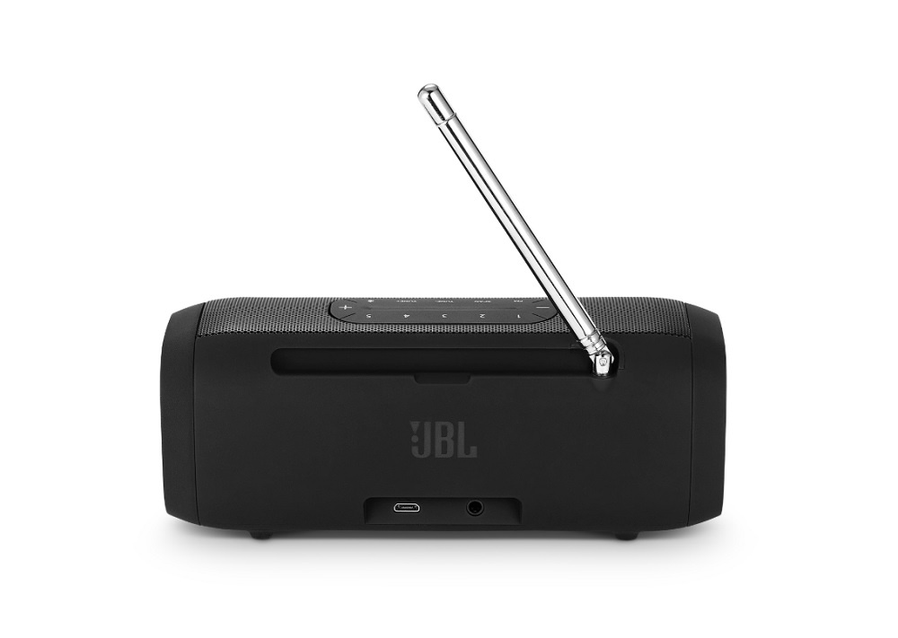 JBL TUNER, portabel högtalare med BT & DAB/FM-radio, svart