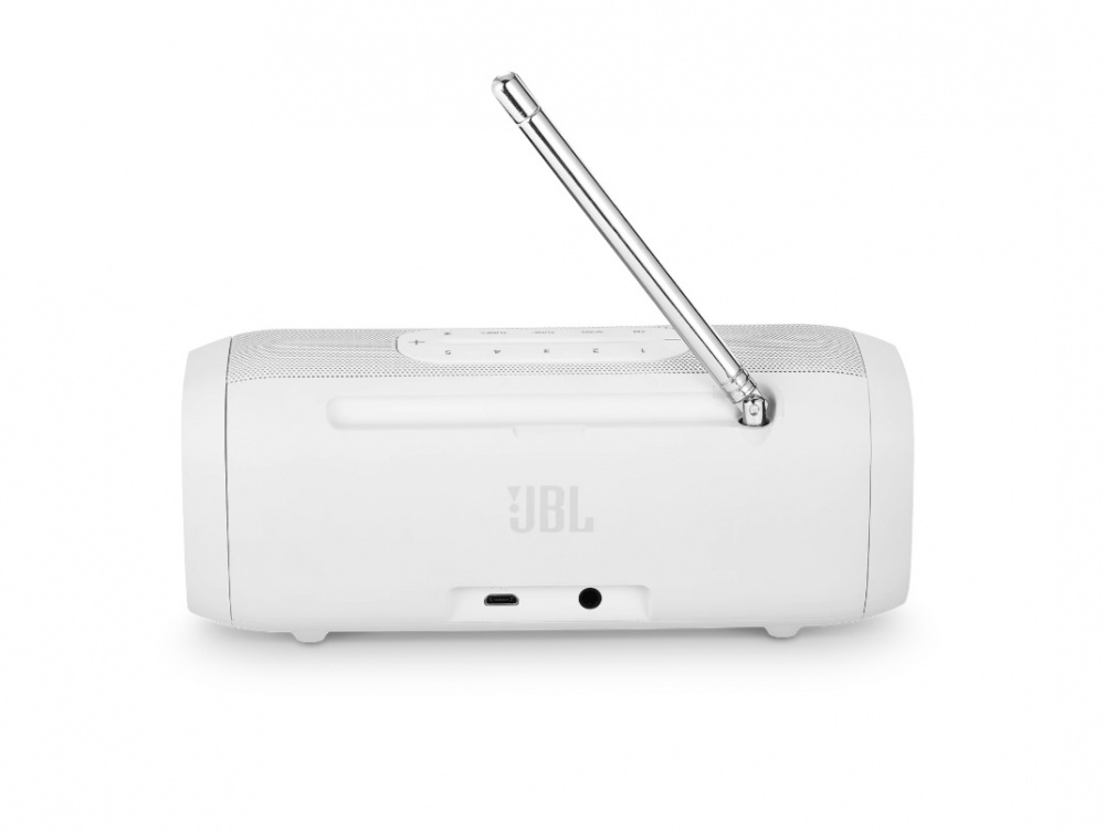 JBL TUNER, portabel högtalare med BT & DAB/FM-radio, vit