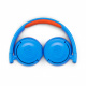 JBL JR300BT, blåoranga Bluetooth on-ear hörlurar för barn