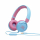 JBL JR310 trådade JBL JR310 hörlurar för barn, blå/rosa