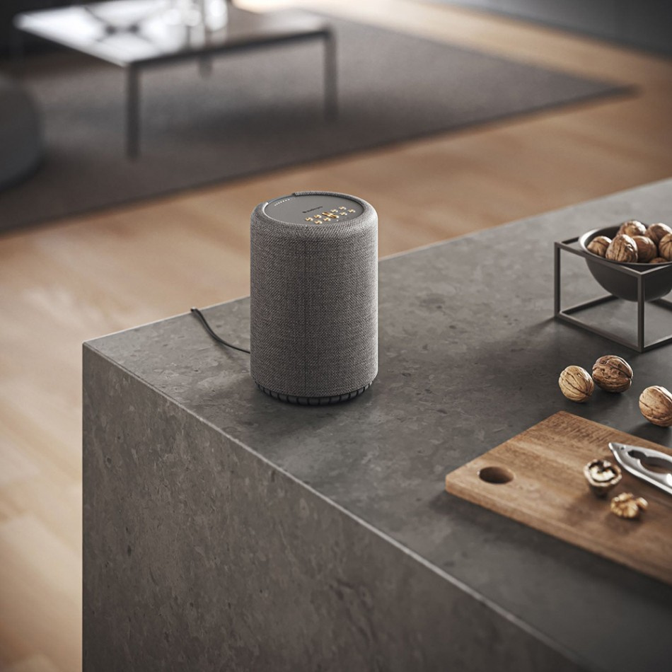 Audio Pro A10 MKII W, kompakt multiroom-högtalare med WiFi, mörkgrå styck