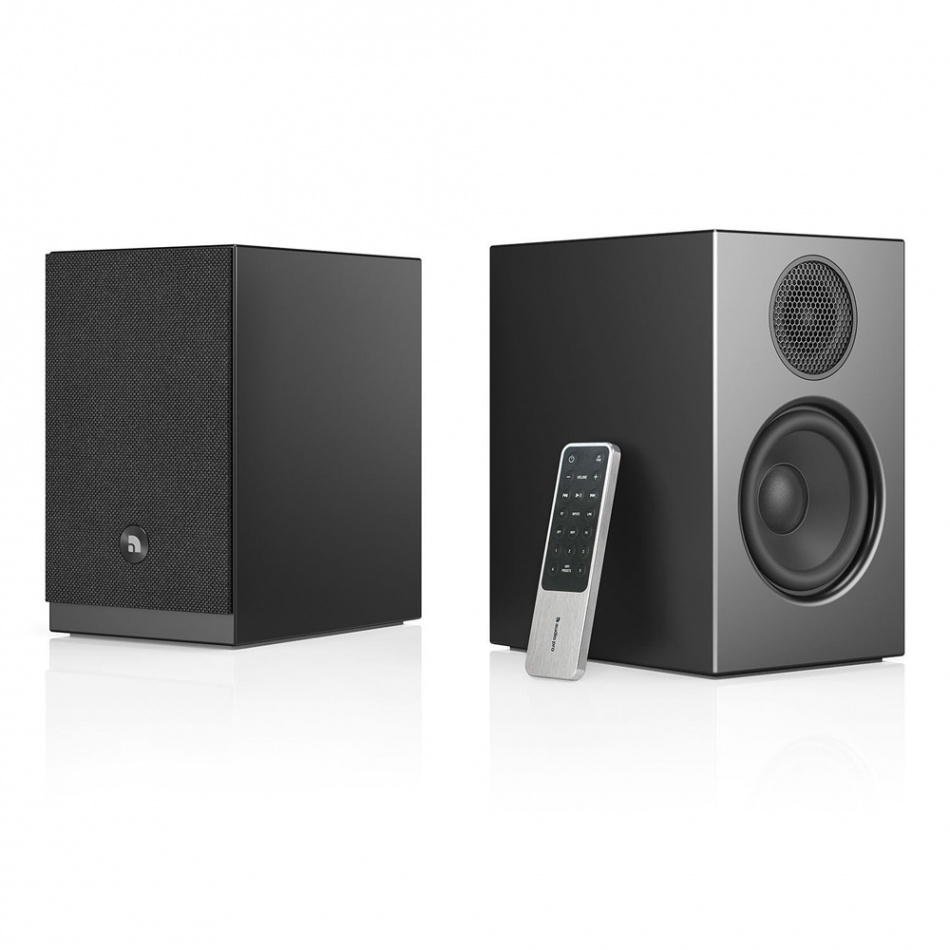 Audio Pro A28 W aktiva stativhögtalare med Wi-FI, svart