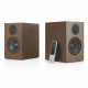 Audio Pro A28 W aktiva stativhögtalare med Wi-FI, valnöt Audio Pro A28 W aktiva stativhögtalare med Wi-FI, valnöt