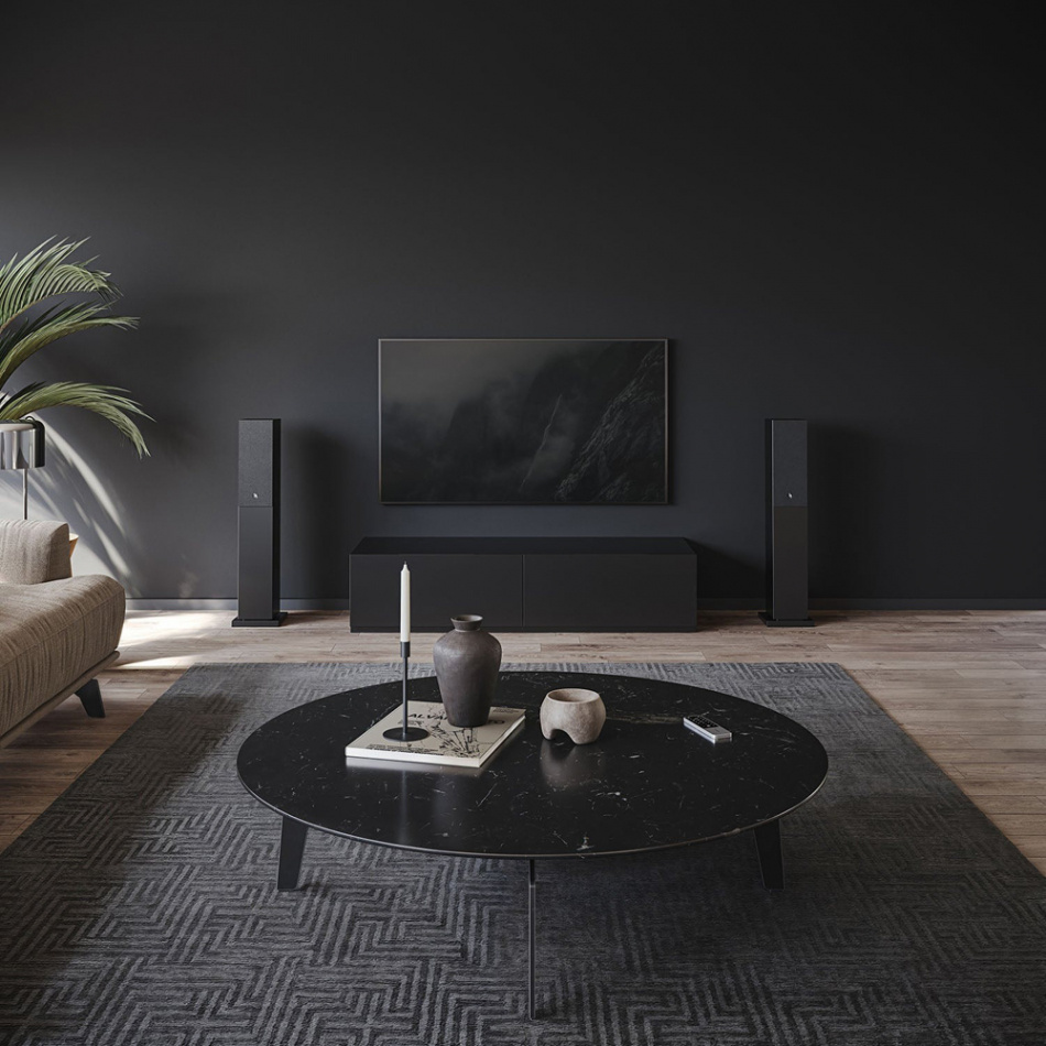 Audio Pro A38 W aktiva golvhögtalare med Wi-Fi, svart