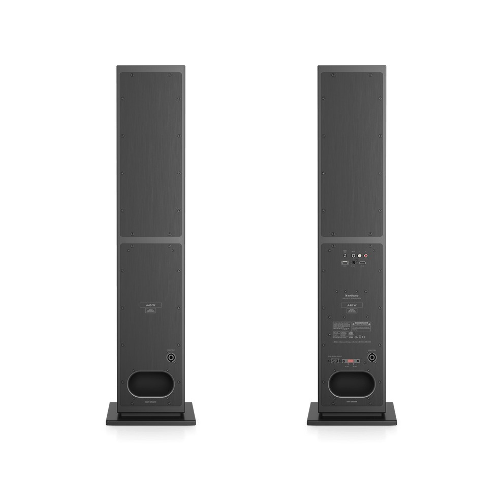 Audio Pro A48 W aktiva högtalare med HDMI, svart par