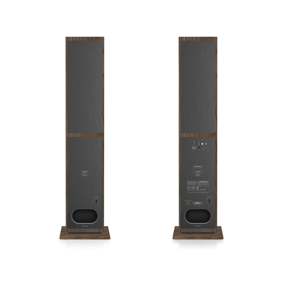 Audio Pro A48 W aktiva högtalare med HDMI, valnöt par