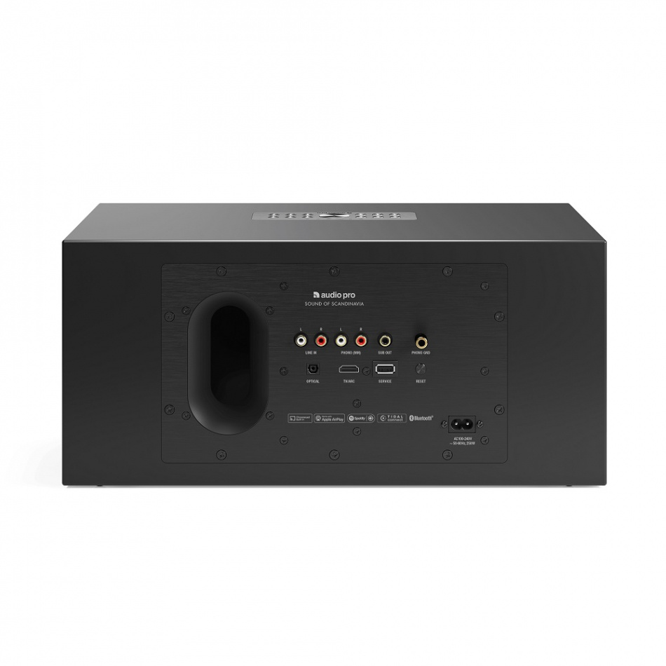 Audio Pro C20 högtalare med AirPlay 2, HDMI & mer, svart