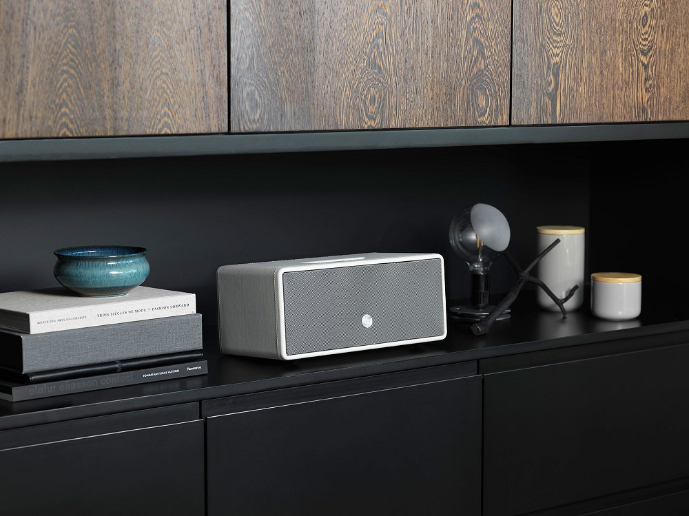 Audio Pro Drumfire D-2 Wifi-högtalare med Google Cast & AirPlay 2, vit