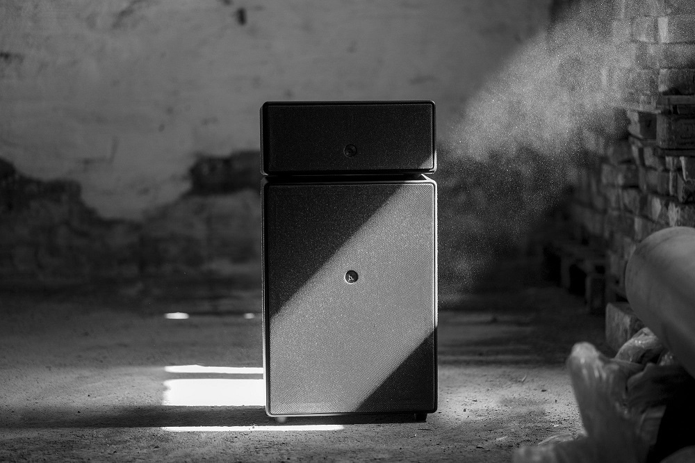 Audio Pro Drumfire II wifi-högtalare med Google Cast & AirPlay 2, svart