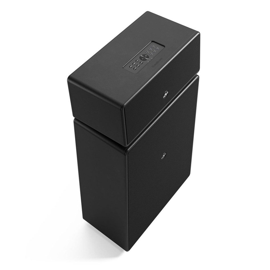 Audio Pro Drumfire II W Wi-Fi-högtalare med Google Cast & AirPlay 2, svart