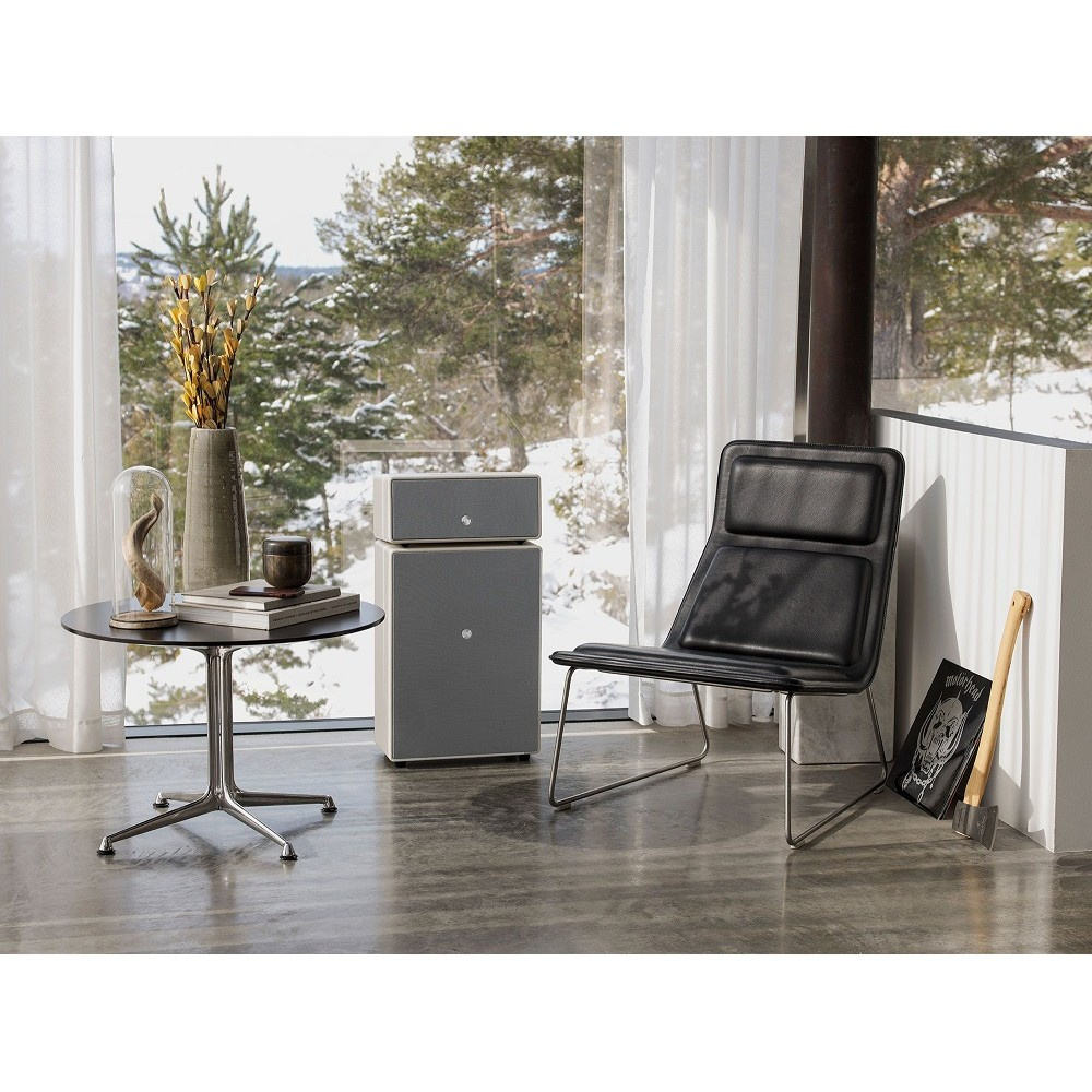 Audio Pro Drumfire II W Wi-Fi-högtalare med Google Cast & AirPlay 2, vit