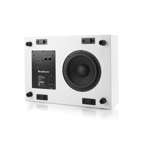 Audio Pro Business SUB-3, trådlös subwoofer vit