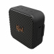 Klipsch Austin, kompakt portabel Bluetooth-högtalare Kompakt portabel Bluetooth-högtalare med svart design och Klipsch-logotyp.