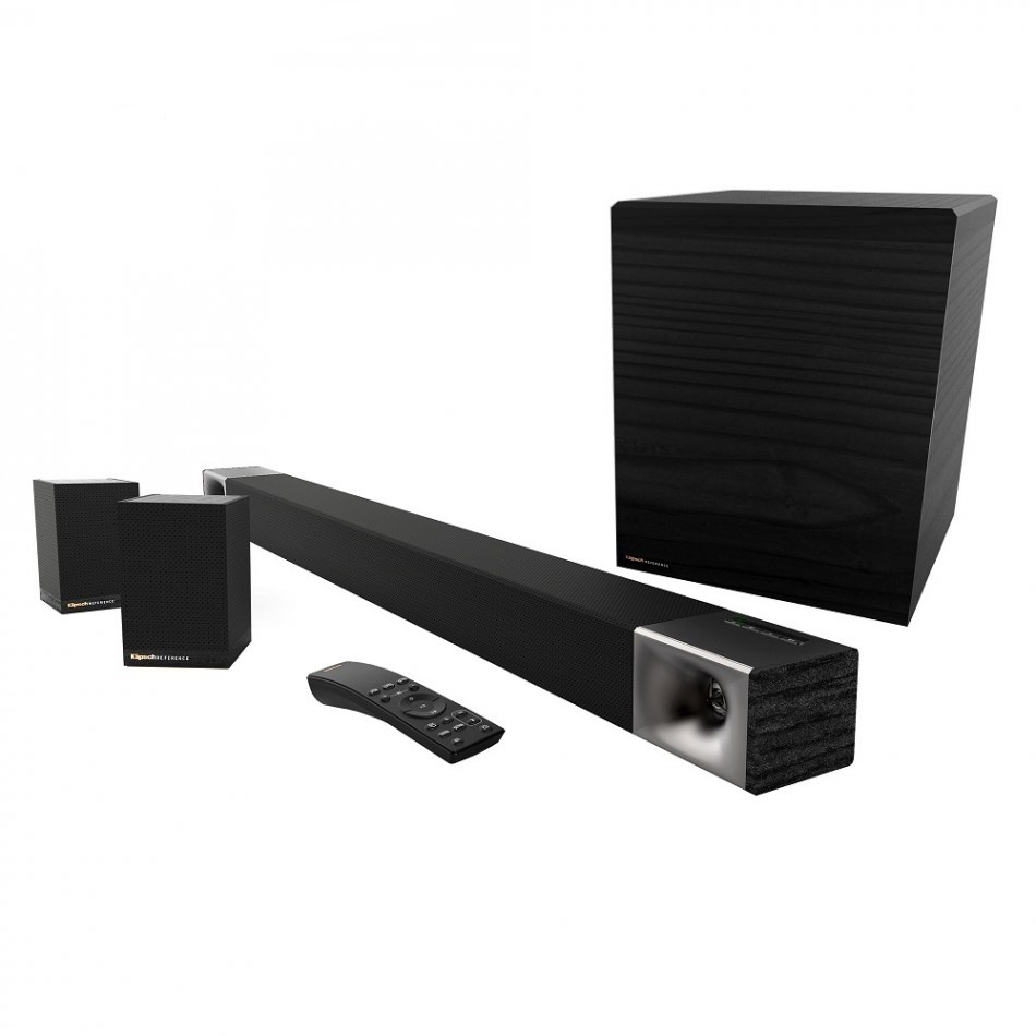 Klipsch Cinema 600 soundbar, med trådlös subwoofer och surroundhögtalare