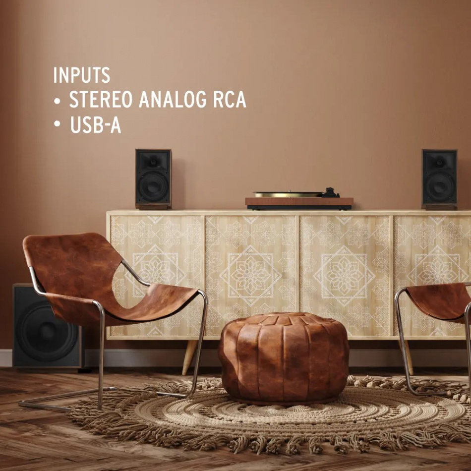 Klipsch ProMedia Heritage 2.1 aktivt högtalarsystem med Bluetooth, valnöt