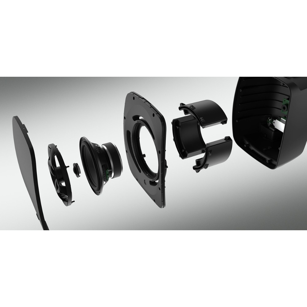 Klipsch PSM-525-T, vädertålig installationshögtalare, svart, styck