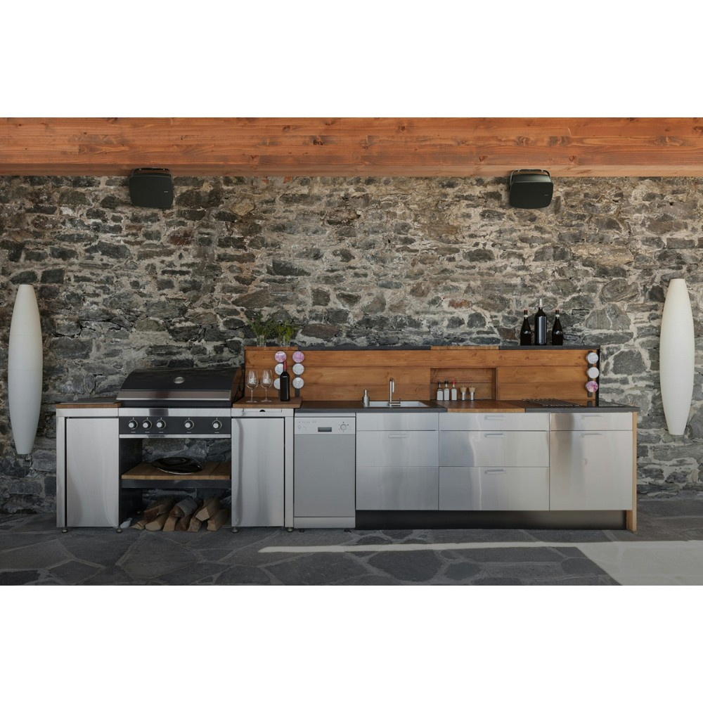 Klipsch PSM-525-T, vädertålig installationshögtalare, svart, styck