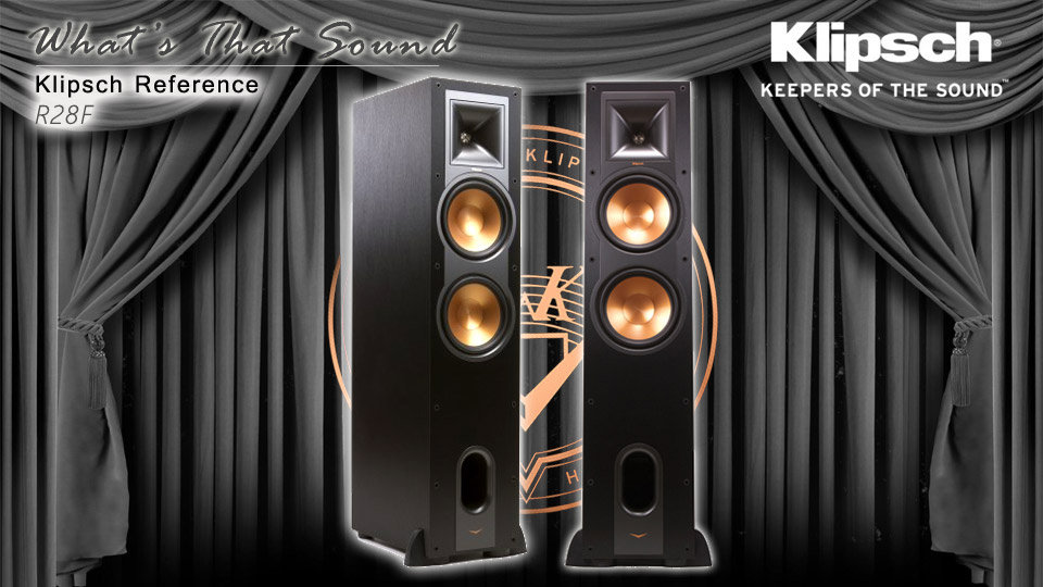 Klipsch R-28F, högpresterande golvhögtalare