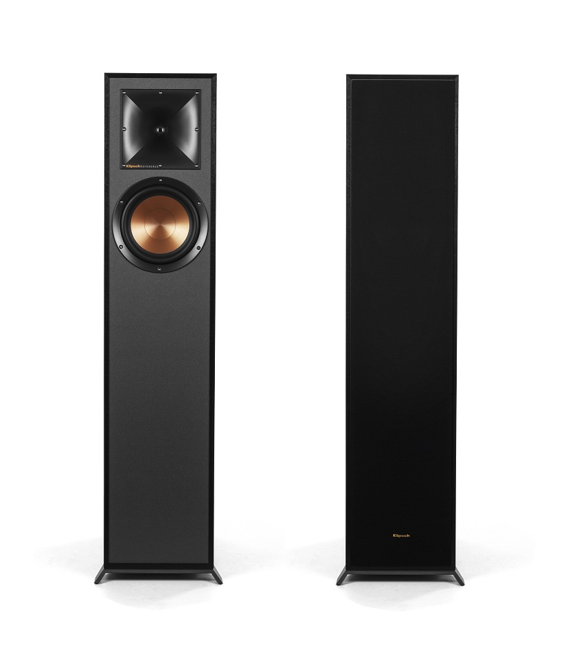 Klipsch R-610F golvhögtalare, svart par