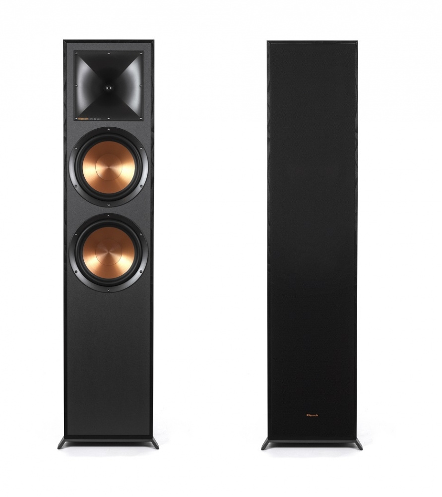 Klipsch R-820F golvhögtalare, svart par