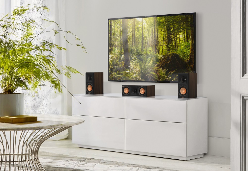 Klipsch RP-500M II stativhögtalare, valnöt par