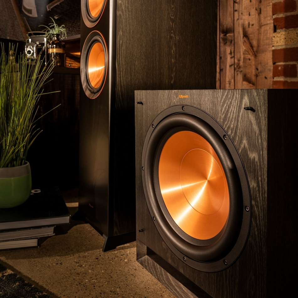 KLIPSCH SPL-120 AKTIV SUBWOOFER, Svart