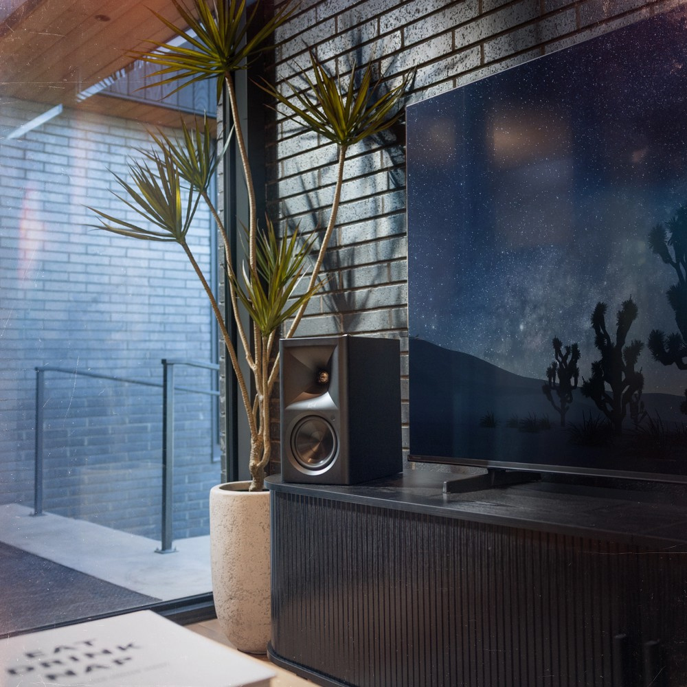 Klipsch The Fives II aktiva streaminghögtalare med HDMI & Dolby Atmos, svart par