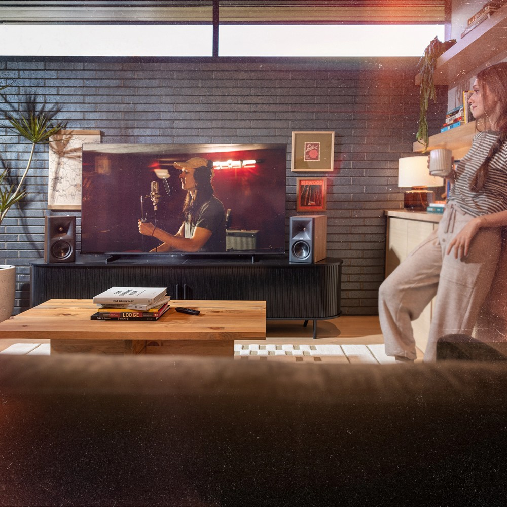 Klipsch The Fives II aktiva streaminghögtalare med HDMI & Dolby Atmos, valnöt par