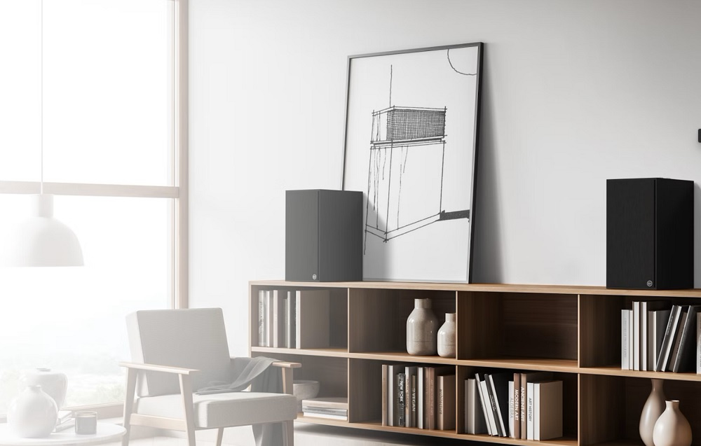 Klipsch The Nines, aktiva stativhögtalare, svart