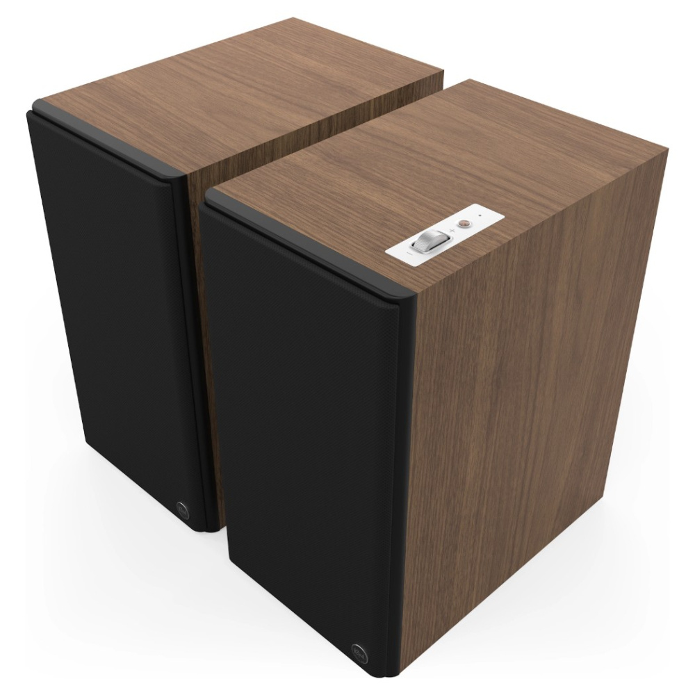Klipsch The Nines II aktiva streaminghögtalare med HDMI & Dolby Atmos, valnöt par
