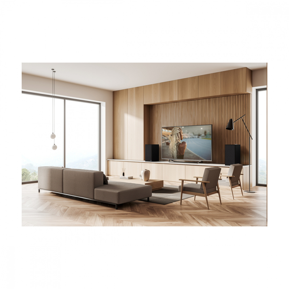 Klipsch The Sevens, aktiva stativhögtalare, svart