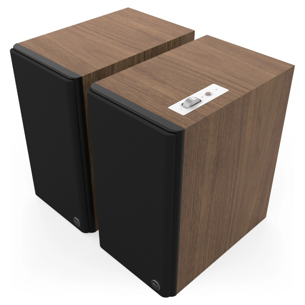 Klipsch The Sevens II aktiva streaminghögtalare med HDMI & Dolby Atmos, valnöt par